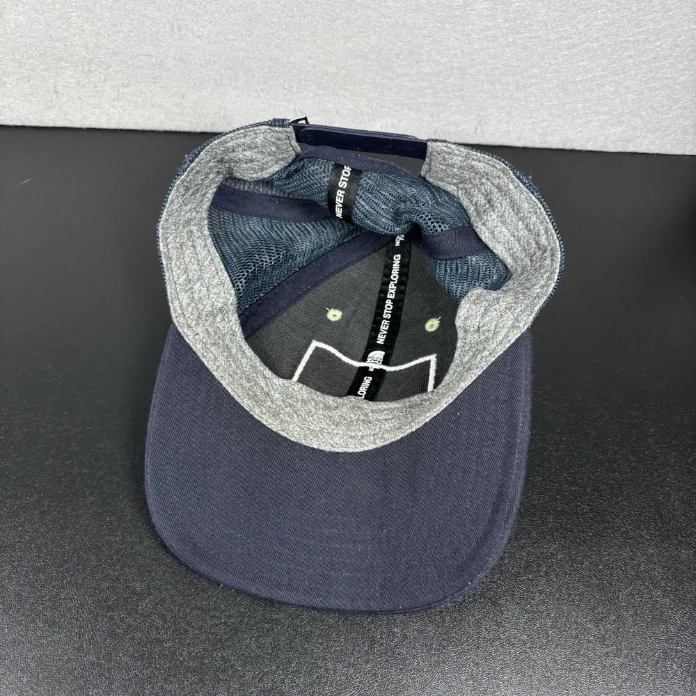 The North Face Mudder Trucker adjustable snapback hat‎ cap Unisex OSFM Navy Blue